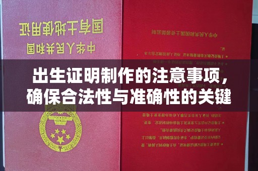 榕江出生证明制作的注意事项，确保合法性与准确性的关键步骤